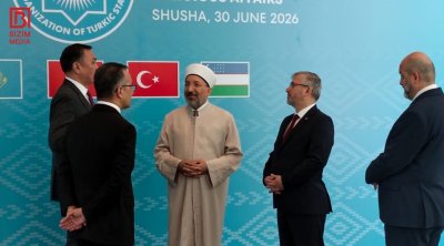 Türk dövlətlərinin dini qurumlarının rəhbərləri ilk dəfə Şuşada GÖRÜŞDÜLƏR &ndash; FOTO