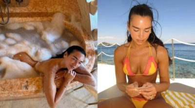 Dua Lipa İtaliyadakı bal ayından FOTOLARINI paylaşdı