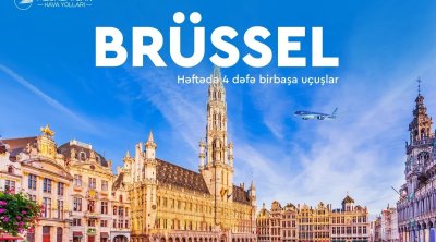AZAL Brüsselə birbaşa uçuşlara BAŞLAYIR