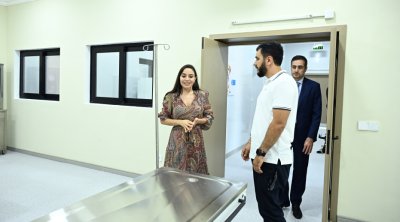 Leyla Əliyeva Yevlaxda daha bir açılışda &ndash; FOTO
