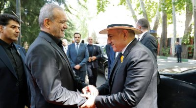 Pezeşkian Paşinyanla GÖRÜŞDÜ - FOTO- VİDEO