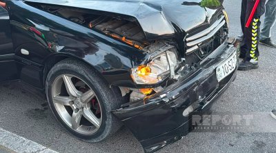 Sumqayıtda "Mercedes", "Toyota" və "Opel" toqquşdu - FOTO
