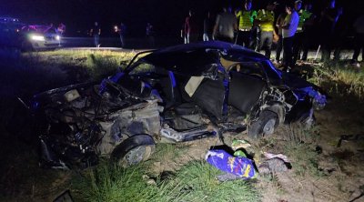 Samuxda ağır yol qəzası: ölənlər var - FOTO