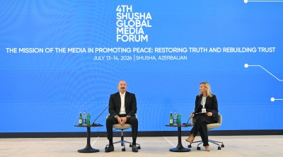 Prezident: &ldquo;Həm Qərb, həm də Şərq istiqamətində qonşularımızla əlaqələrimiz əladır&rdquo;