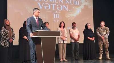 Naxçıvanda “Gözümün Nuru Vətən” sənədli filminin təqdimatı keçirilib - FOTO