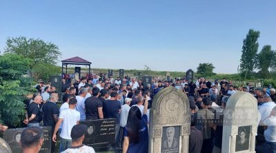 Odessada vurulan gəminin kapitanının cənazəsi Lənkəranda torpağa tapşırıldı