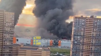 Ukraynadan Sankt-Peterburqa PUA HÜCUMU - "Wildberries"in daha bir anbarı vuruldu – VİDEO