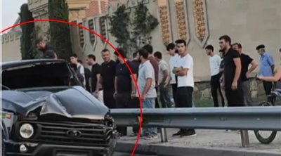 Buzovna-Zuğulba yolunda ağır qəza: XƏSARƏT ALAN VAR - VİDEO