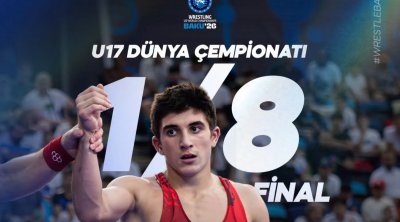 Dünya çempionatı: Elmir Çərkəzov 1/4 finala çıxdı
