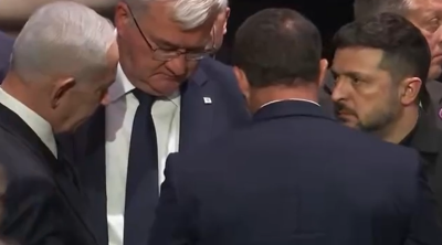 Zelenski Netanyahu ilə Ağ Evdə qısa söhbət etdi &ndash; VİDEO