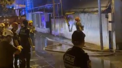 Bakıda məscid YANIR - VİDEO