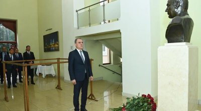 Ceyhun Bayramov Azərbaycanın Kiyevdəki səfirliyində - FOTOLAR