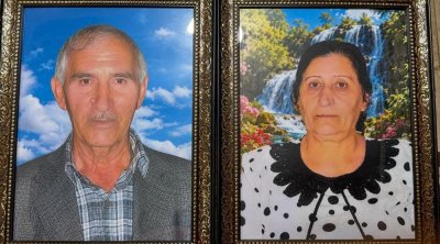 Yandırılaraq öldürülən ər-arvadın FOTOSU