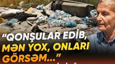 Mərdəkan sakinlərinin həllini tapmayan problemi - VİDEO