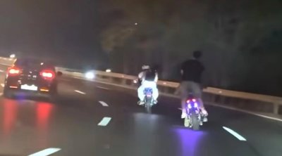 Bakıda avtoxuliqanlıq edən moped sürücüsü həbs edildi – FOTO