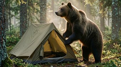 Rusiyada DƏHŞƏT: Ayı turist qızı çadırdan çıxarıb meşəyə apardı &ndash; FOTO