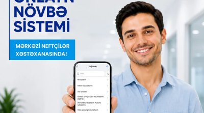 Mərkəzi Neftçilər Xəstəxanasında ONLAYN NÖVBƏ sistemi istifadəyə verildi