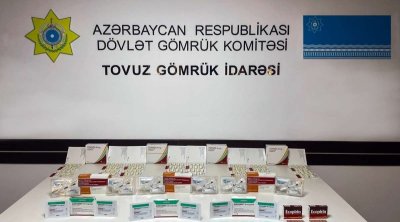 Gömrükdə külli miqdarda bəyan edilməyən dərman AŞKARLANDI