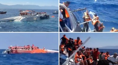 Batan gəminin 19 sərnişini axtarılır - FOTO
