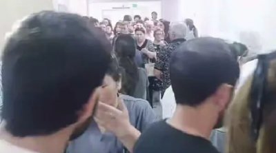 Sumqayıt xəstəxanasında əlbəyaxa dava &ndash; Video