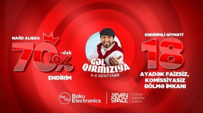 Baku Electronics-də Qırmızıya Gəl, sərfəli şərtlərdən yararlan!