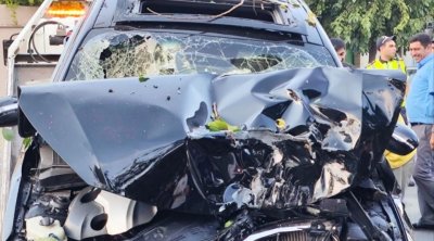Gəncədə KIA “Opel”lə toqquşdu - Yaralılar var - FOTO