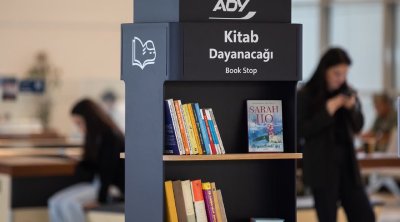 Sumqayıt Dəmiryol Vağzalında da “Kitab Dayanacağı” istifadəyə verildi – FOTO