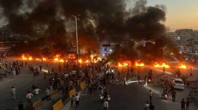 Suriyada benzinin qiyməti artdı, etirazlar başladı - Video