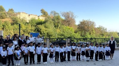 Qarabağda Bilik Günü: 179 şagird ilk dəfə məktəbə qədəm qoydu - FOTO