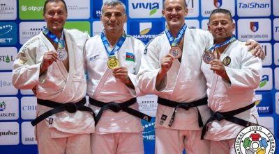 Veteran cüdoçularımız qızıl medal qazandı - FOTO