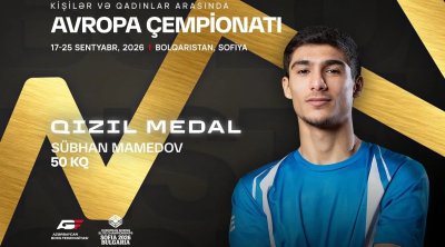 Sübhan Mamedov Avropa çempionu oldu - FOTO