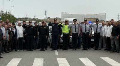 Füzulidə şəhidlərin xatirəsi bir dəqiqəlik sükutla yad edildi - FOTO