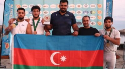 Azərbaycan millisi çimərlik güləşi üzrə Dünya Seriyasında birinci oldu