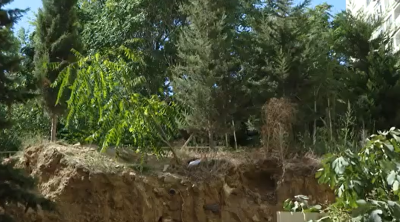 Yeni Yasamalda yaşıllığı məhv edib hotel tikirlər? - VİDEO