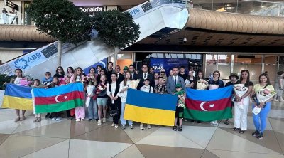 Daha bir qrup ukraynalı uşaq bu gün Azərbaycana gətiriləcək