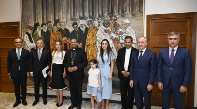 Leyla Əliyeva və Vatikan kardinalı gələcək əməkdaşlığı müzakirə etdi - FOTO