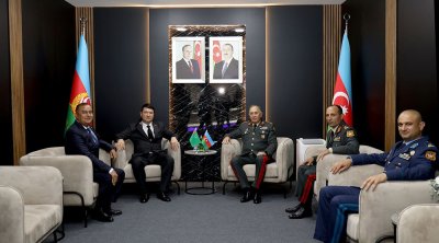 General-polkovnik Kərim Vəliyev Türkmənistanın hərbi nümayəndə heyəti ilə görüşdü