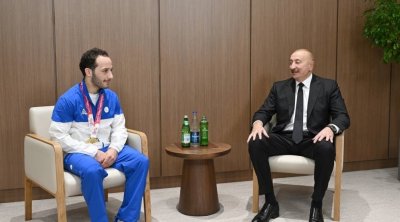 Prezident dünya çempionu olan cüdoçunu təbrik etdi: “Bütün xalqımızı sevindirmisən” - FOTO