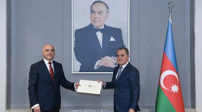 XİN başçısı Gürcüstanın Azərbaycana yeni təyin olunmuş səfirini qəbul etdi - FOTO