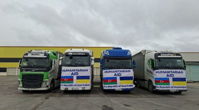 Azərbaycandan Ukraynaya növbəti humanitar yardım göndərildi