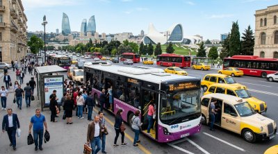 Azərbaycanda avtobus və taksi ilə daşınan sərnişinlərin sayı artıb