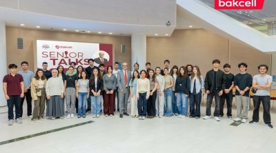 Bakcell-in baş icraçı direktoru ADA Universitetinin tələbələri ilə görüşüb &ndash; FOTO