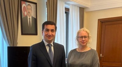 Hikmət Hacıyev İsveç səfiri ilə görüşdü &ndash; FOTO