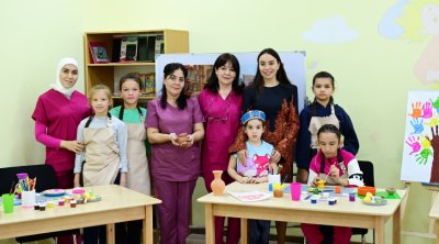 Leyla Əliyeva Səmərqənddə uşaq reabilitasiya mərkəzlərinin fəaliyyəti ilə tanış oldu - FOTO
