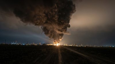 Moskvaya vilayətinə PUA hücumu: Silah zavodu vuruldu - FOTO/VİDEO
