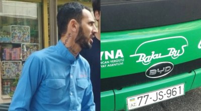 Bakıda avtobus sürücüsü sərnişinlə mübahisə etdi - Hamını yolda saxladı