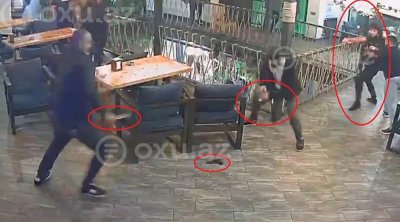 Paytaxtda kütləvi dava ölümlə nəticələndi - Bıçaqlı hücumun anbaan görüntüləri