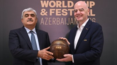 FIFA prezidenti Azərbaycana təşəkkür edib - FOTO