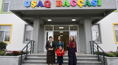 Şamaxının Göylər kəndində körpələr evi-uşaq bağçası istifadəyə verildi - FOTO
