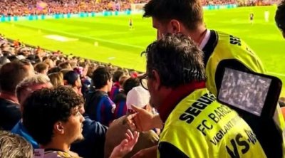 &ldquo;Real&rdquo; azarkeşi &ldquo;Barselona&rdquo;nın stadionundan QOVULDU